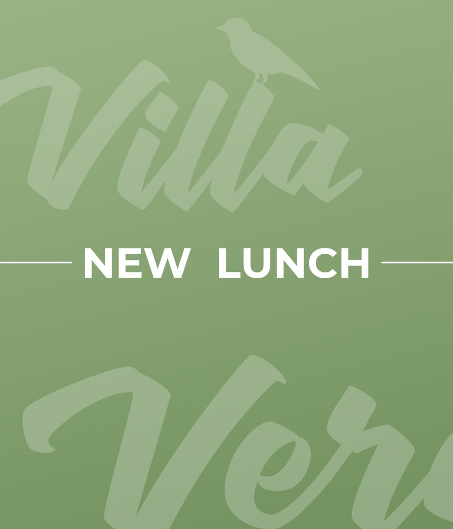Новые ланчи в VILLA VERDE! в ресторане Villa Verde