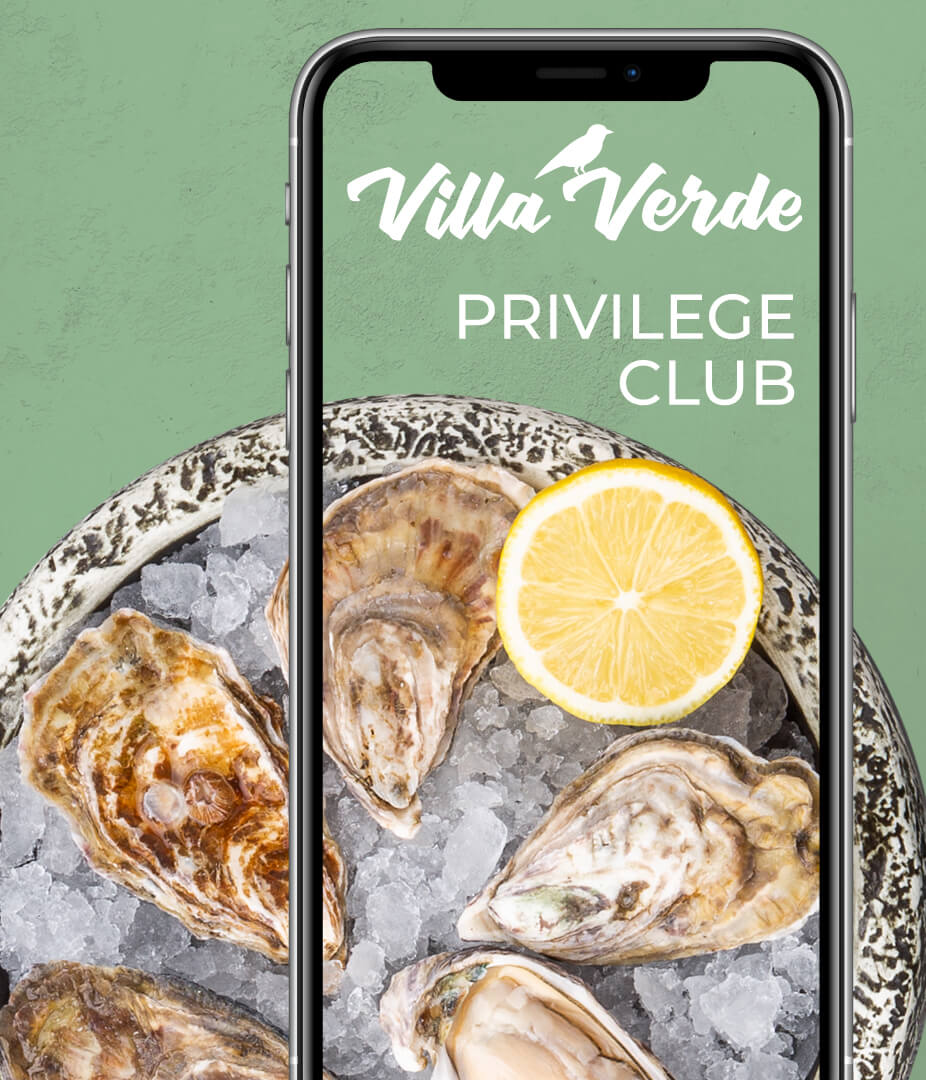 Клуб привилегий VILLA VERDE в ресторане Villa Verde