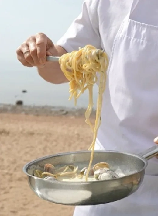 Паста с вонголе в сливочном соусе — блюдо для банкета